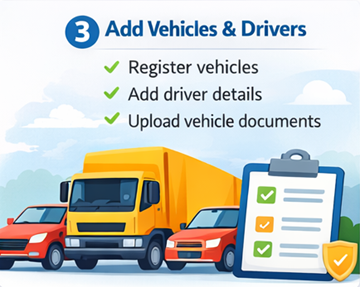 Add vehicles and drivers with load capacity cargo space and ADR status in ExusTrans